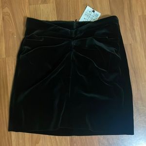 ZARA Velvet Mini Skirt